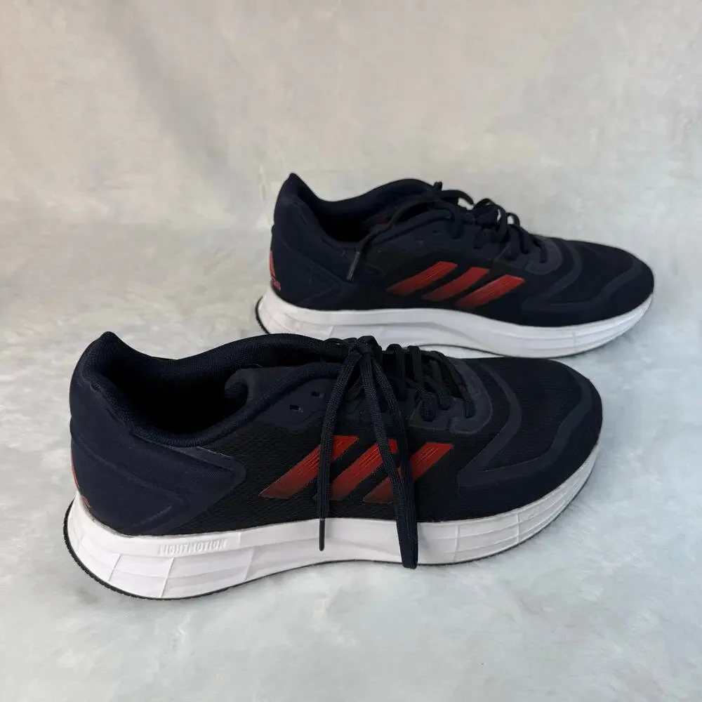 Adidas Duramo 10 Men's Running Shoes - Legend Ink / Vivid Red - Size 11 1/2